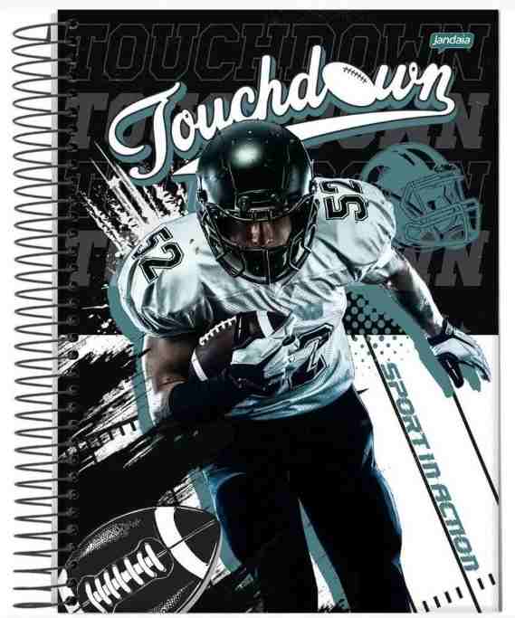 CADERNO C.D. 1X1 SPORT ACTION